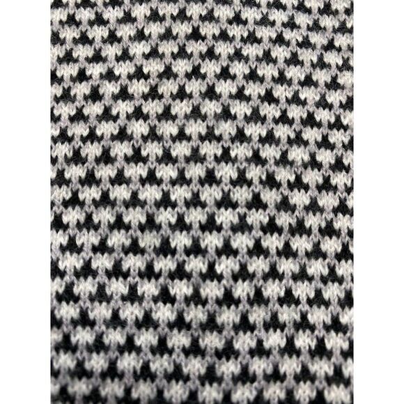 Croft & Barrow Black White‎ Houndstooth Cardigan Sweater PXS NEW - Picture 5 of 7